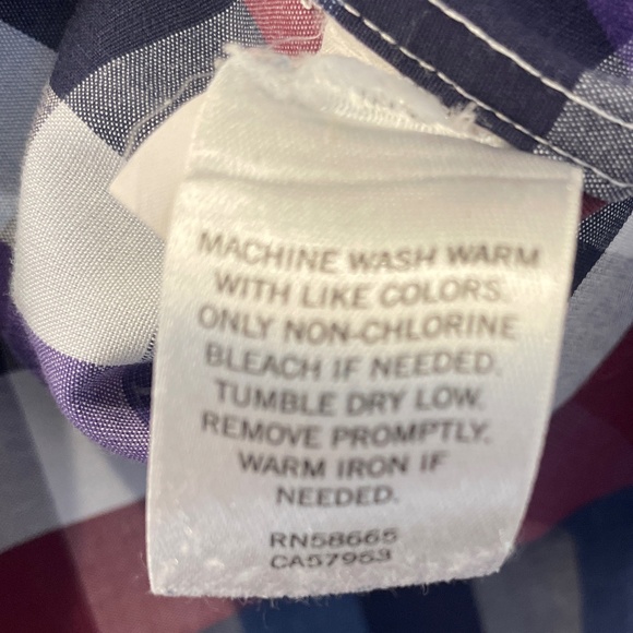 EUC Calibrate checked button down - 16.5 x 36/37 - Picture 5 of 10